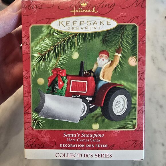 Hallmark Keepsake Ornament 2001 Santa's Snowplow Here Comes Santa Series - Picture 2 of 11
